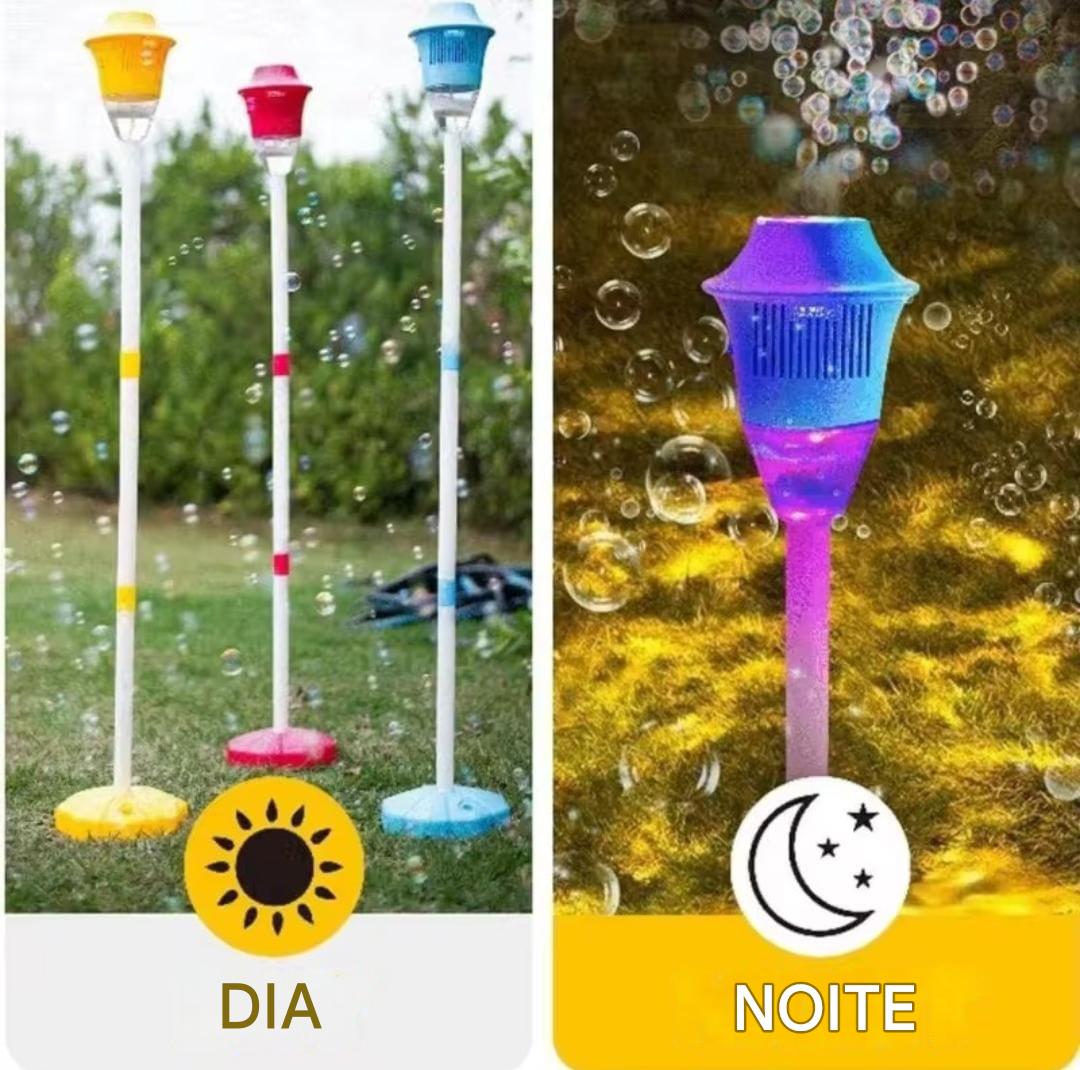 Luminária Geradora de Bolhas