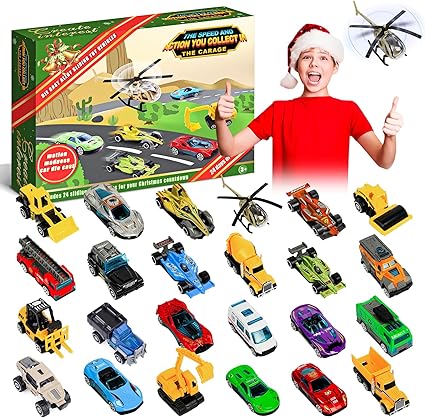 Calendário de brinquedos infantil