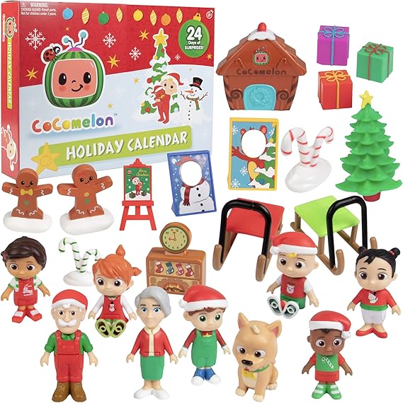 Calendário de brinquedos infantil