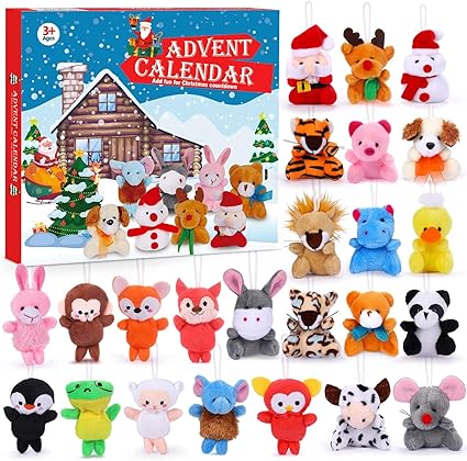 Calendário de brinquedos infantil