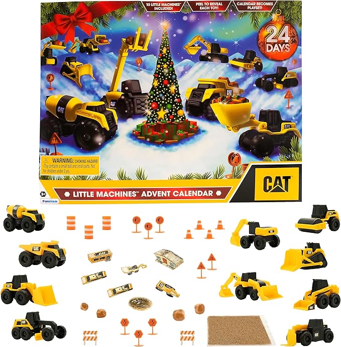 Calendário de brinquedos infantil