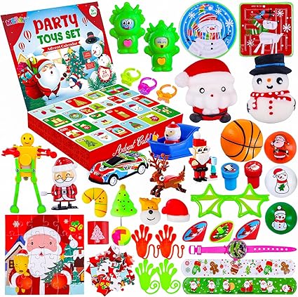 Calendário de brinquedos infantil