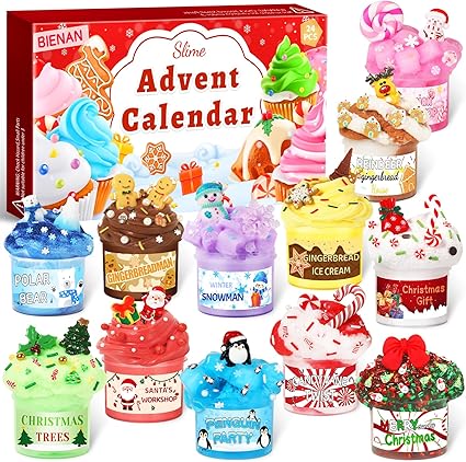 Calendário de brinquedos infantil
