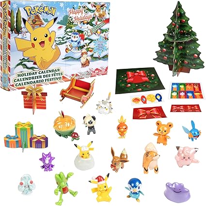 Calendário de brinquedos infantil