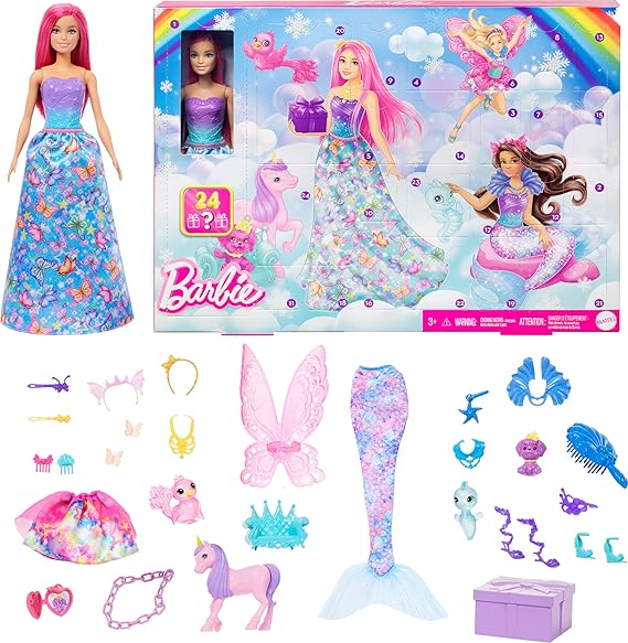 Calendário de brinquedos infantil
