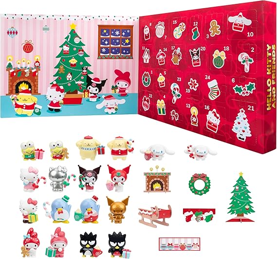 Calendário de brinquedos infantil
