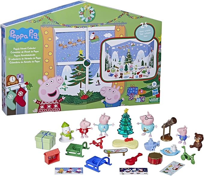 Calendário de brinquedos infantil