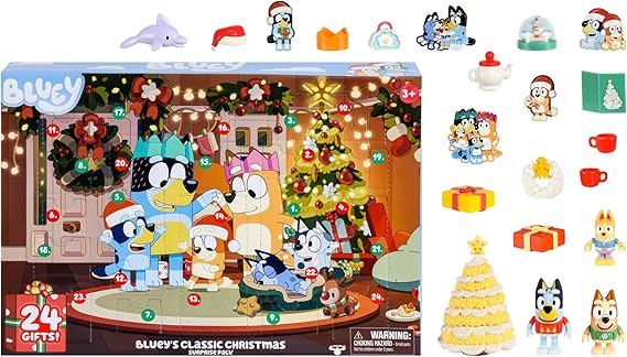 Calendário de brinquedos infantil