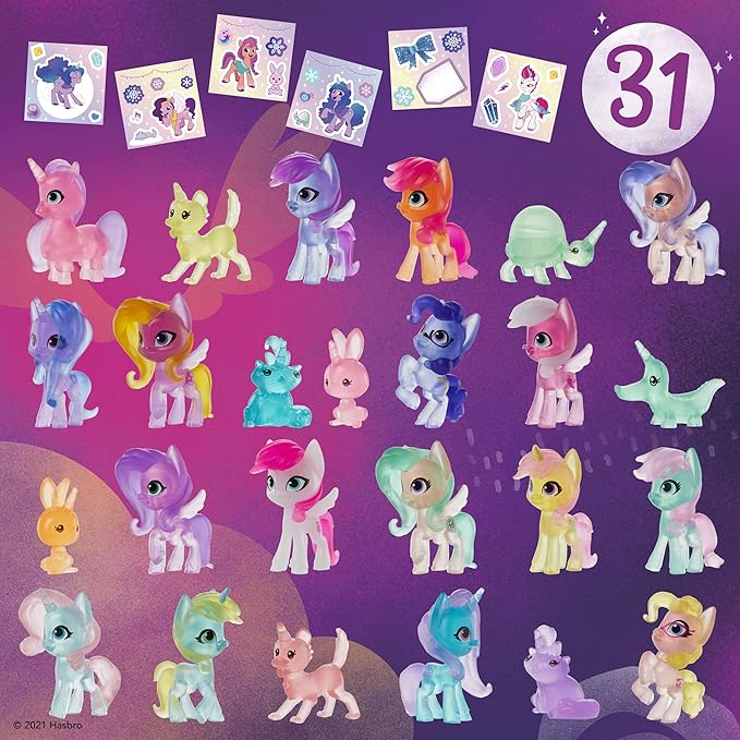 Calendário de brinquedos infantil