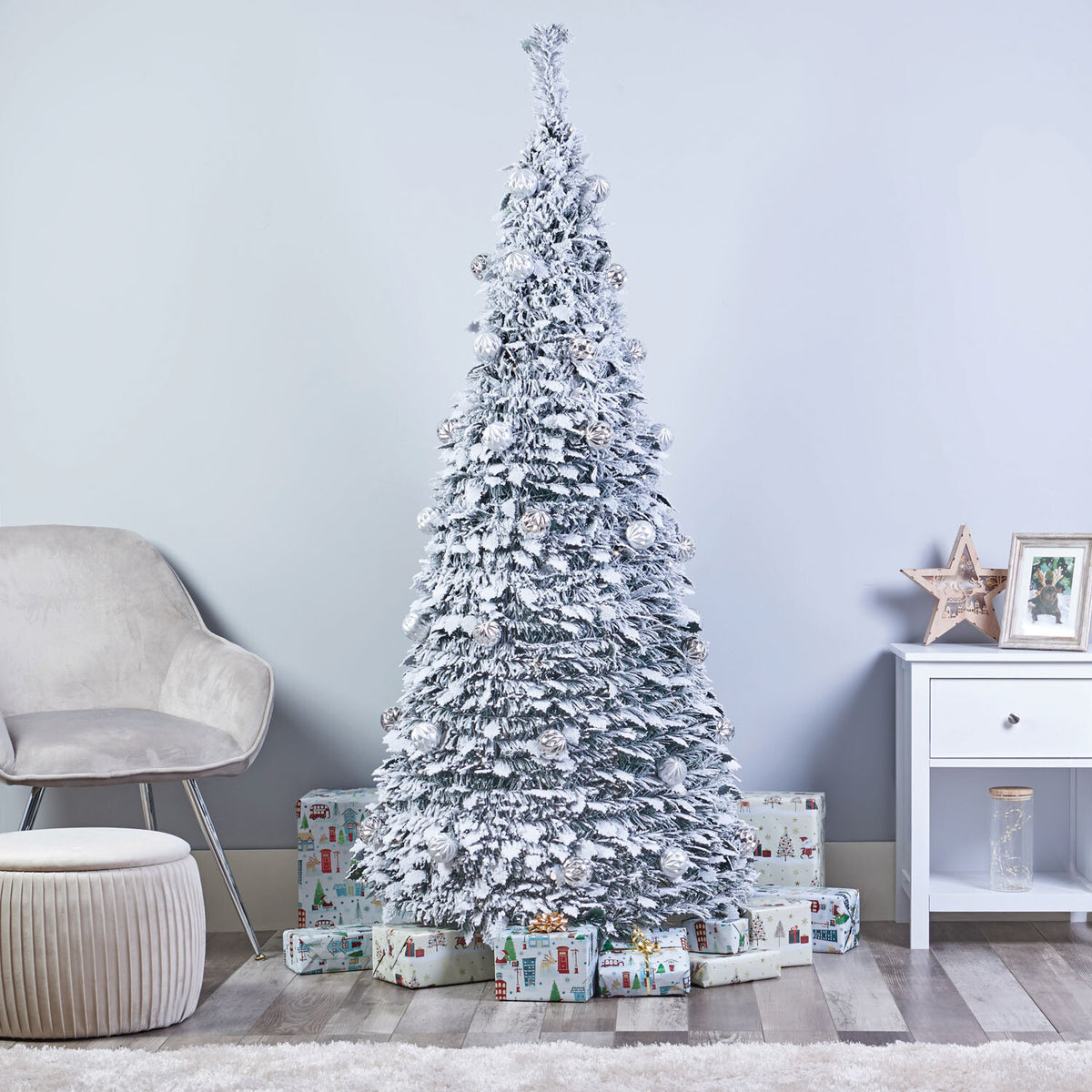 🎄 Árvore de Natal Deluxe 1,80m com Luzes Integradas (Pop-Up)