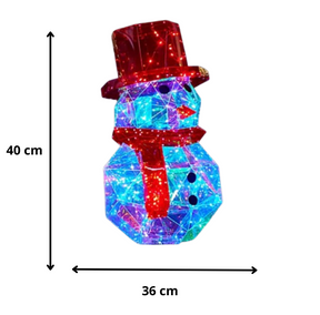 Decoração Holográfica 3D Luminescência de Natal