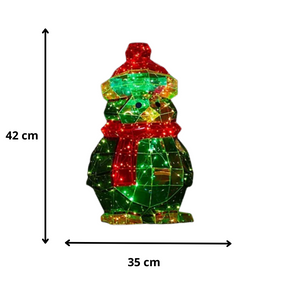Decoração Holográfica 3D Luminescência de Natal