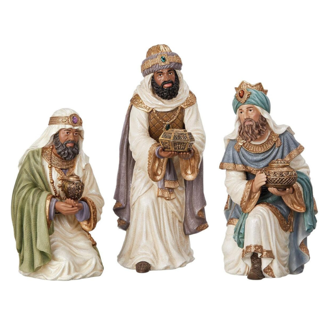 Conjunto de 13 peças de Presépio de Natal - Família Sagrada - ÚLTIMO DIA DE PROMOÇÃO