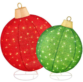 Esferas de Enfeites de Natal com Micro Leds 2025 - PAGUE 1 LEVE 4
