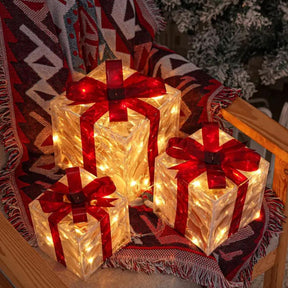 Kit Presentes 3D Luminescência de Natal