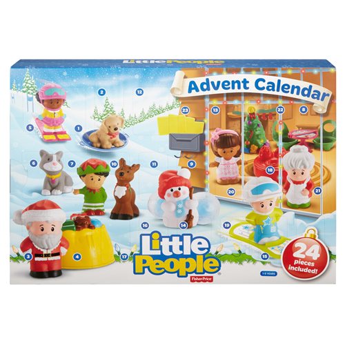 Calendário de brinquedos infantil