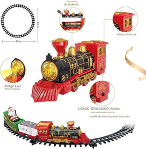 Trem Elétrico Suspenso Circulatório Para Árvore de Natal