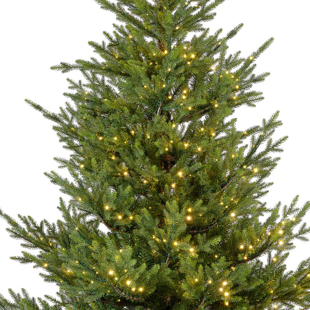 Árvore de Natal 2,10m de Altura - 1.286 Galhos - com luzes LED