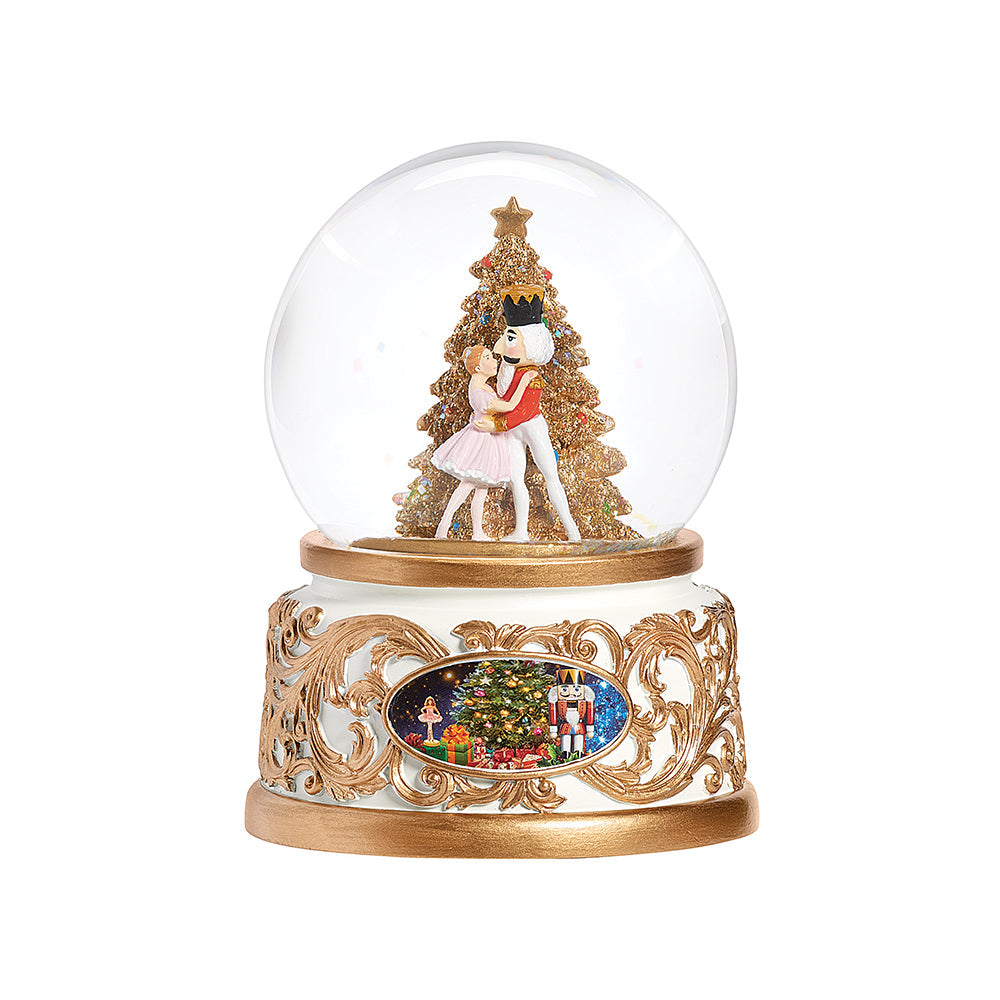 Globo de neve Cúpula do Quebra-Nozes de Ouro (Musical)