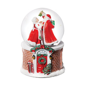 Papai Noel e Sra. Noel sob o globo de neve de visco (musical)